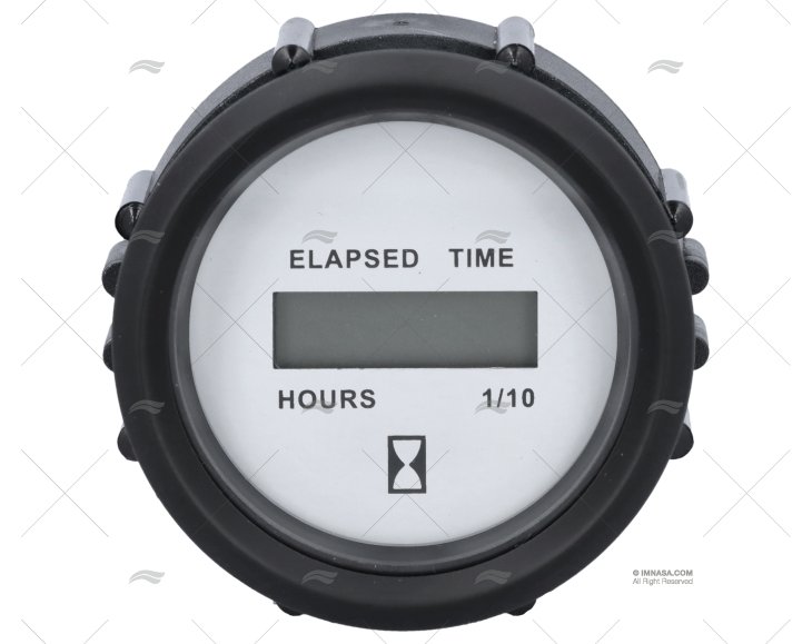 HOURMETER 0-10000H WHITE FARIA