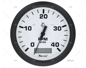 TACÓMETRO 4000 85mm BRANCO FRB FARIA