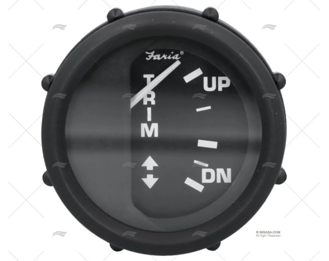 INDICADOR TRIM 52mm PRETO MERCURY 12V FR FARIA