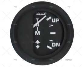 INDICATORE FLAPS NERO FUORIBORDO 12V FRN FARIA