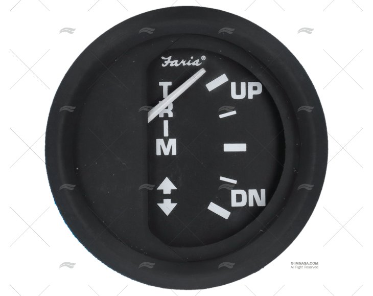 INDICADOR FLAPS PRETO FORA-DE-BORDA 12V FRN FARIA
