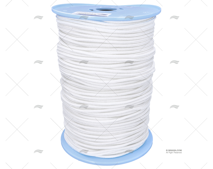 CIMA AVVIAMENTO MOTORI 06mm BIANCO 200m LIROS