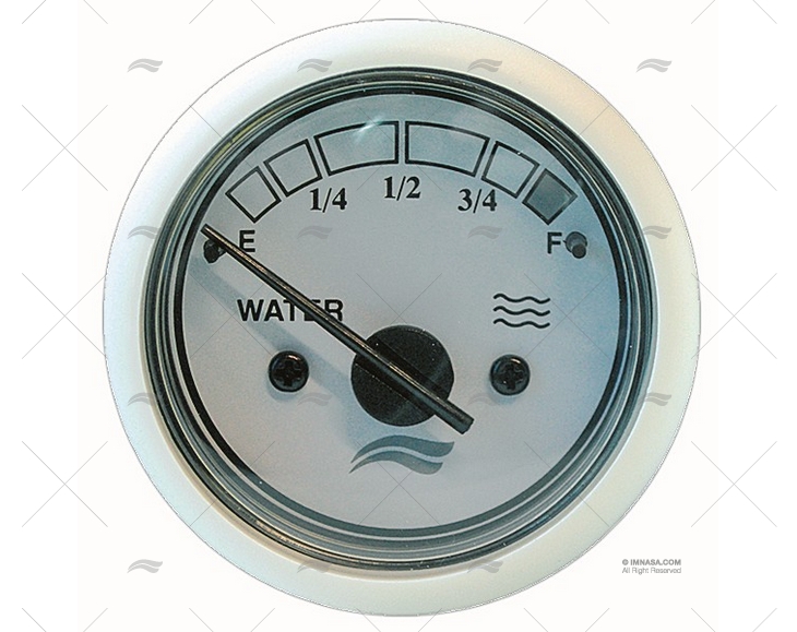 INDICATORE ACQUA 230-33 12V BIANCO IMN