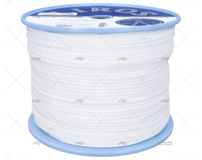 CIMA TRECCIATA POLIPROPILENE 04mm BIANCO 500m LIROS