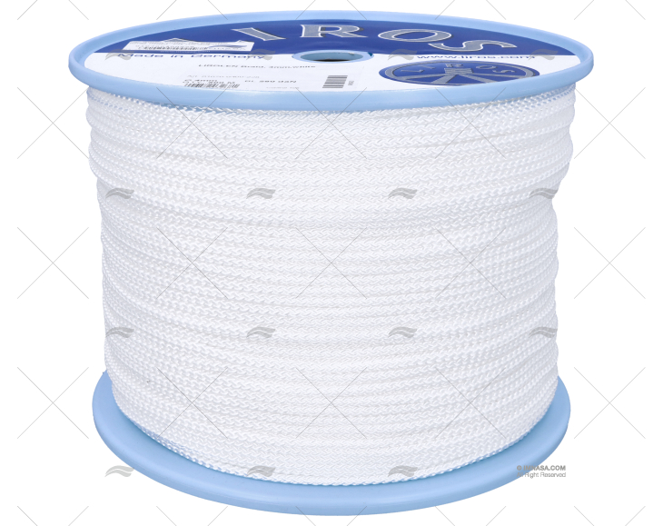 CIMA TRECCIATA POLIPROPILENE 04mm BIANCO 500m LIROS