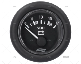 VOLTMETRO  6-16V NERO BRM IMNASA