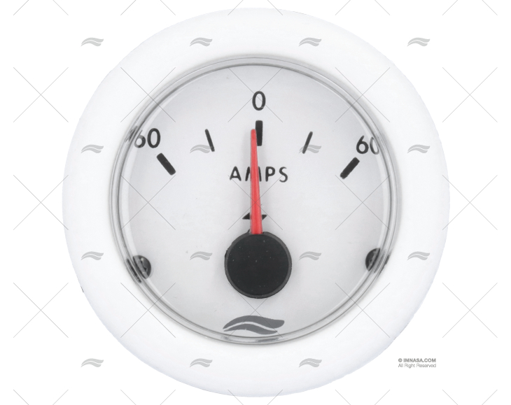 AMPEROMETRO 50A BIANCO BRM SENZA SENSORE IMNASA