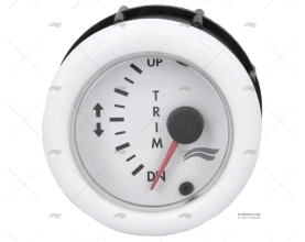 INDICADOR TRIM 52mm 12V BRANCO BRM IMNASA