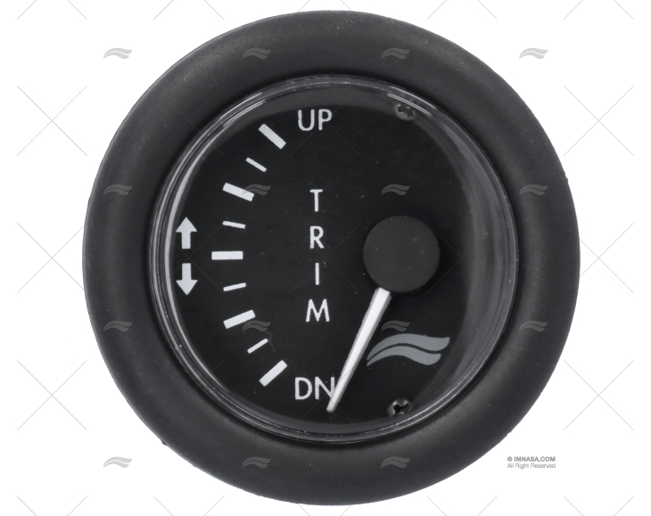 INDICATORE TRIM 52mm NERO BRM IMNASA