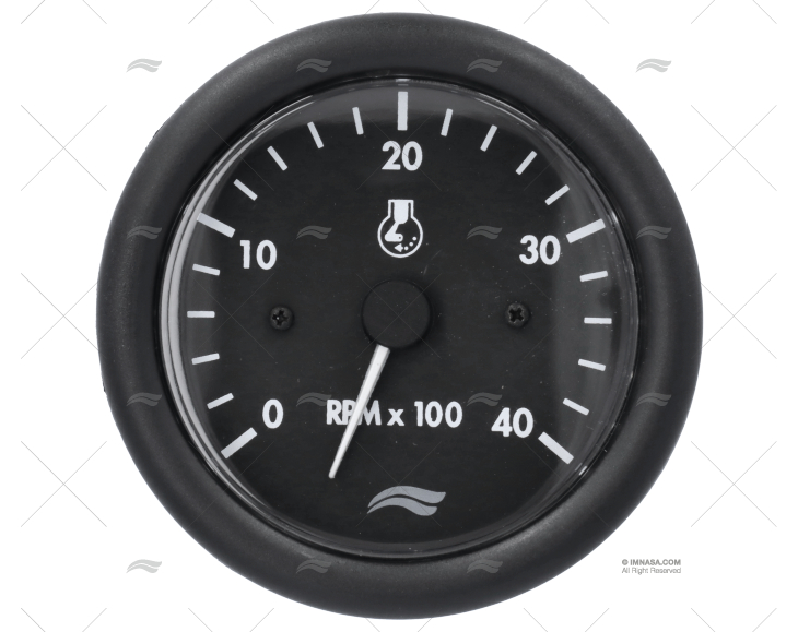 TACÓMETRO 4000 85mm PRETO BRM IMNASA