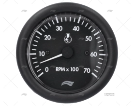 TACÓMETRO 7000 85mm PRETO BRM IMNASA