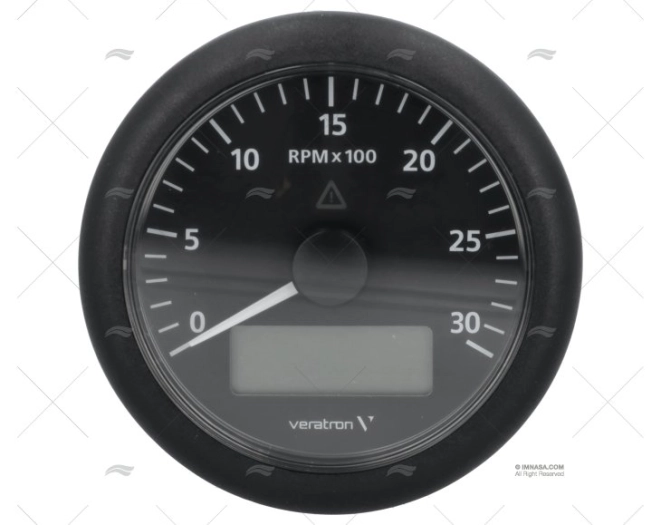 TACHOMETER VLN 12/24V 3000RPMH 80mm