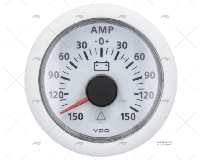 AMPEROMETRO VLB 12/24V 150AMP 52mm