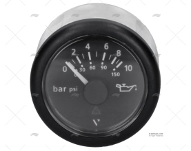PRESSURE GAUGE VLN 12/24V 10BAR 53mm