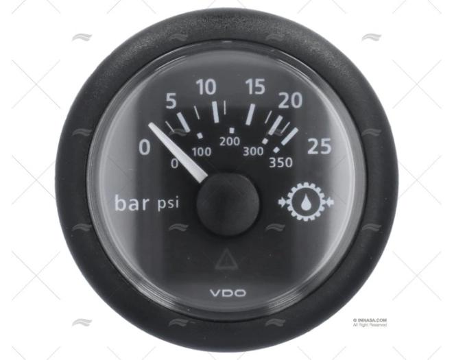 MANOMETRO VLN 12/24V 25 BAR