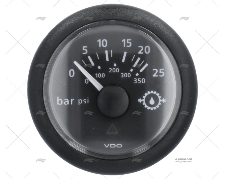 MANOMETRO VLN 12/24V 25 BAR