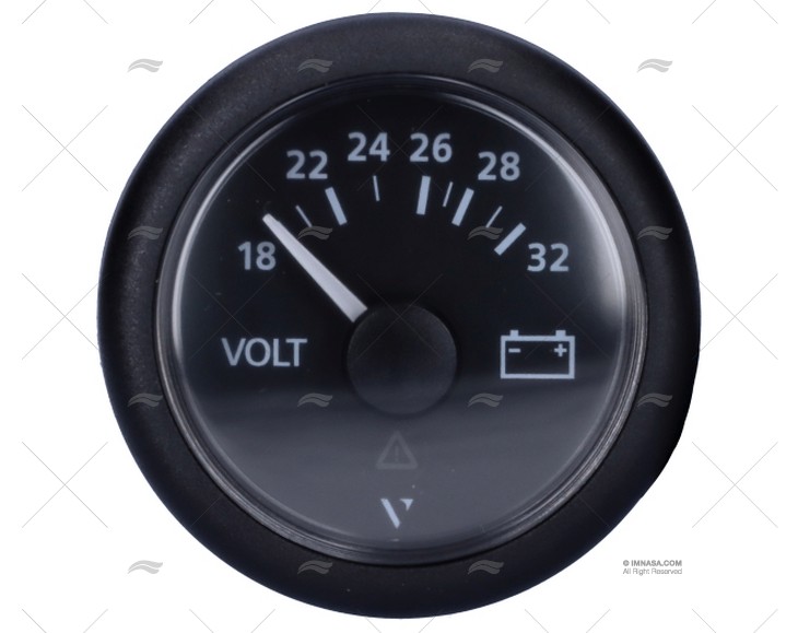 VOLTIMETRO VLN 18-32V 52mm