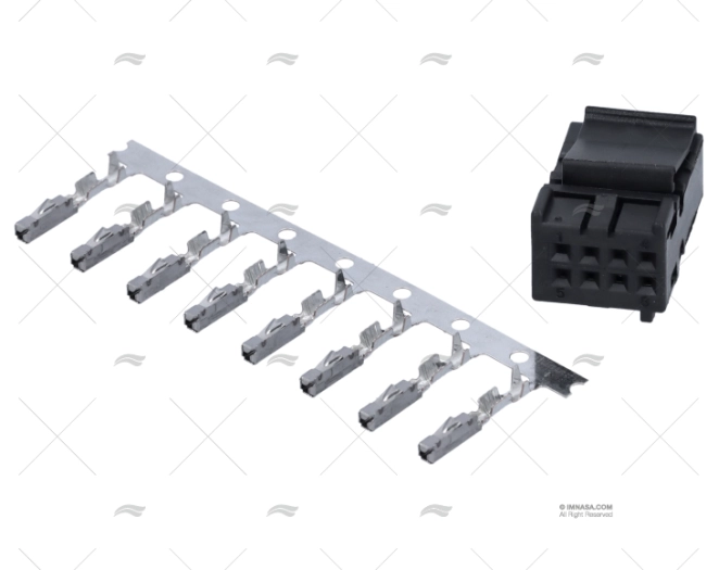 KIT CONECTOR 8PIN VL (CONECTOR+PINOS