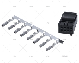 KIT CONECTOR 8PIN VL (CONECTOR+PINOS