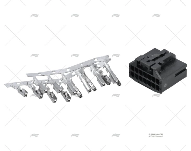 KIT CONECTOR 14PIN VL (CONECTOR+PINOS) VDO