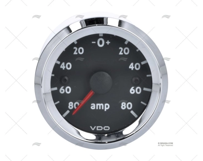 AMPEROMETRO OL (CROMATO)80A 12V C/ SHUNT VDO