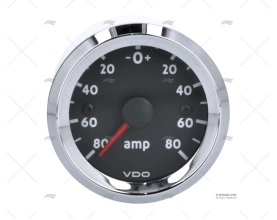 AMPEROMETRO OL (CROMATO)80A 12V C/ SHUNT VDO