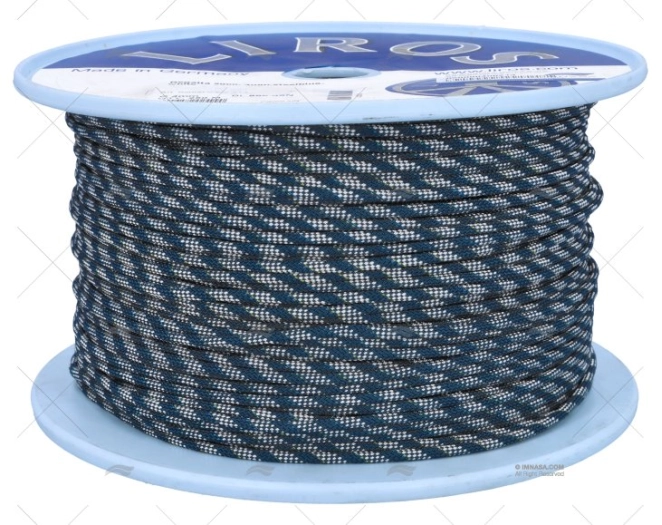 ROPE REGATTA 2000 04mm BLUE/WHITE 250MT LIROS