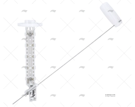 SENSORE DI LIVELLO CARBURANTE LEVA PVC 0-180 Ohm