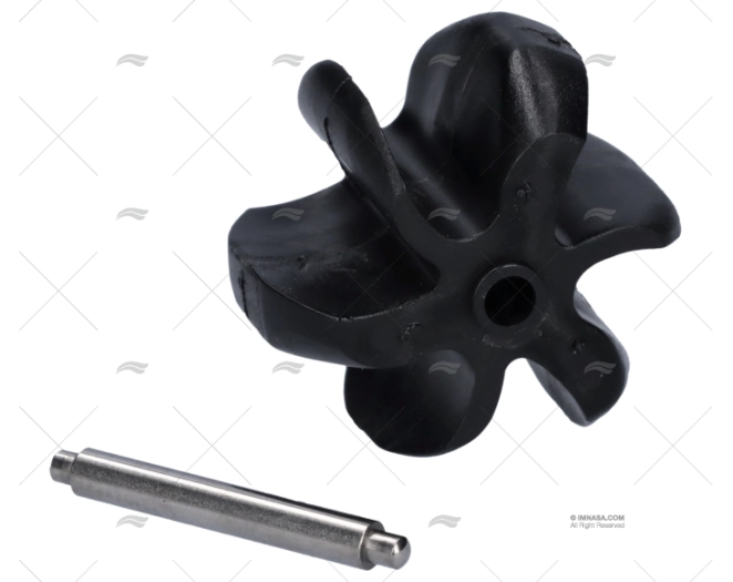 RODA VDO 6 PÁS LARGAS COM EIXO 8.18KN