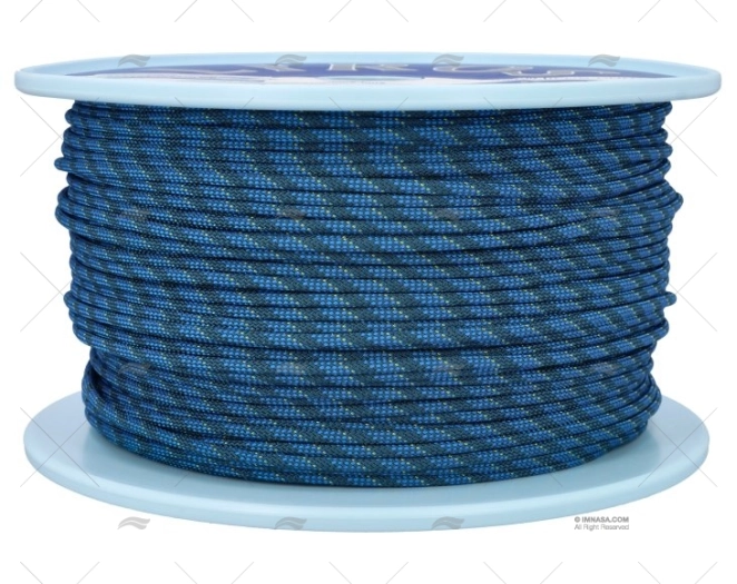 CORDAGE REGATTA 2000 5MM AZUR/AZUR 250M LIROS