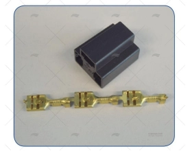 CONNECTOR 3 POLES FOR INDICATOR 52mm VDO
