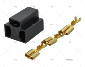 CONECTOR 3 PÓLOS PARA INDICADOR 52mm VDO