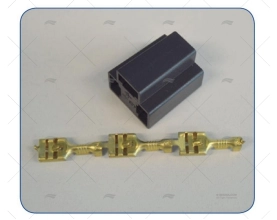CONECTOR 3 POLOS PARA INDICADOR 52mm VDO VDO