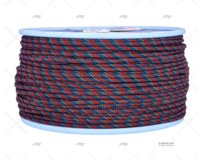 ROPE REGATTA 2000 05mm BLUE/RED 250MT LIROS