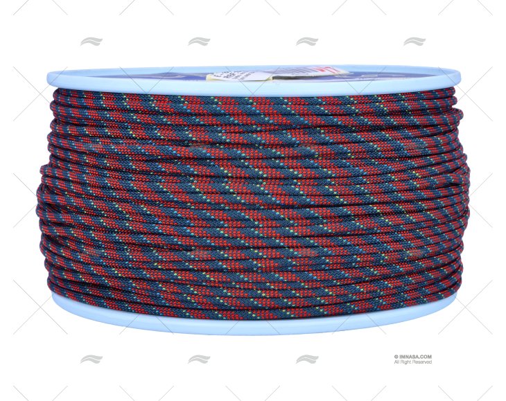 ROPE REGATTA 2000 05mm BLUE/RED 250MT LIROS