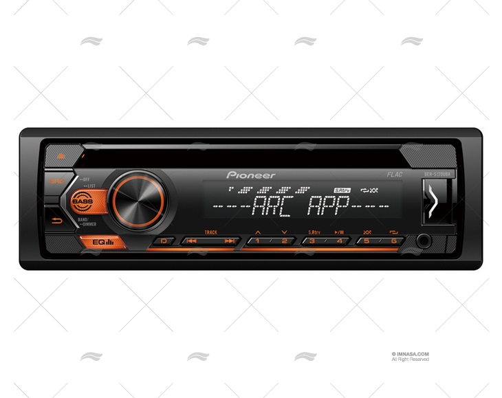 RADIO PIONEER DEHS120UB CD MP3 USB
