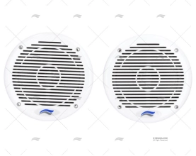 ALTOPARLANTE 2PZ. 80W 172mm IP44 IM BIANCO IMNASA