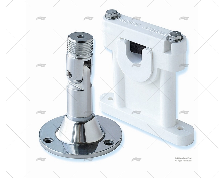 BASE INOX ANTENNE VHF ARTICULE PACIFIC AERIALS