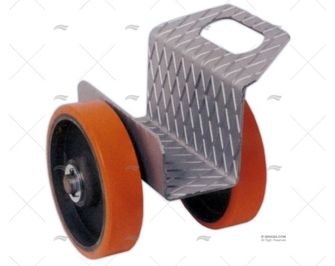 HANDLED SUPPORT W/ WHEEL 175x40mm