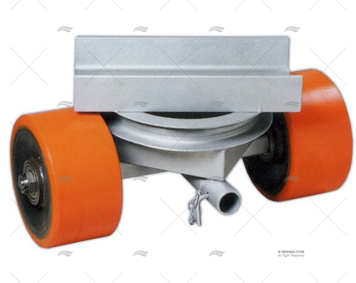 SUPORTE BERÇO RODA 200x100mm 3,5Tn GIR