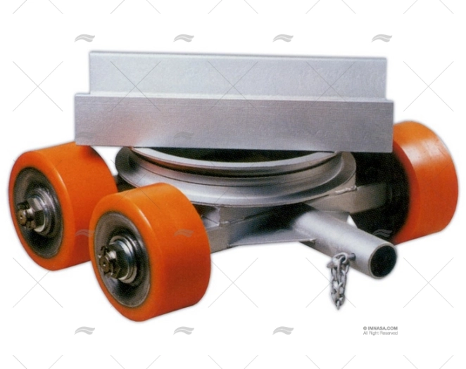 SUPORTE BERÇO RODA 200x 60mm 3,5Tn GIR