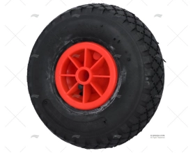 SLIP WHEEL PVC 260x 85 150kg EJE 20x76