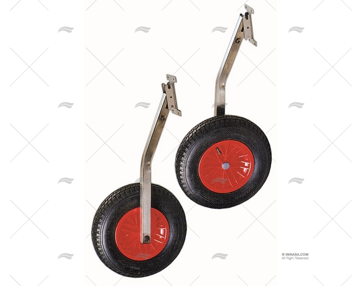 RODAS ARRASTO DOBRÁVEL INOX CURVO