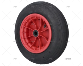 RODA ARRASTE 375X 95mm EIXO 21mm 200K