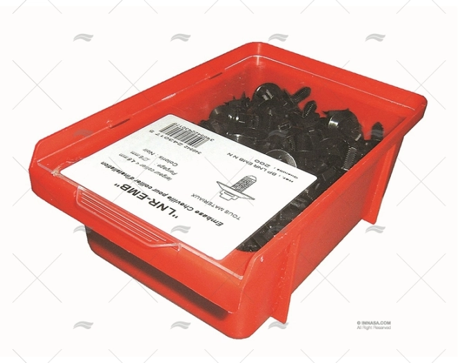 WALL PLUGS  BLACK 6mm 200unit