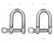 SHACKLE 'D'  4mm S.S.316