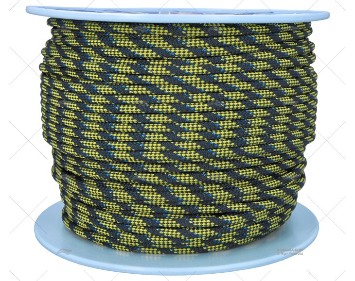 CABO REGATTA 2000 08mm AZUL / AMARELO. 2 LIROS