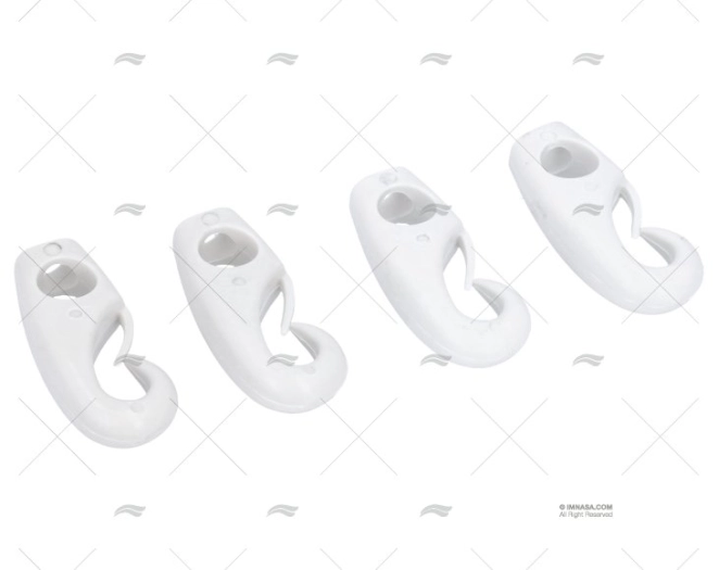 MOSQUETÃO NYLON OLHAL 08mm B (4un)