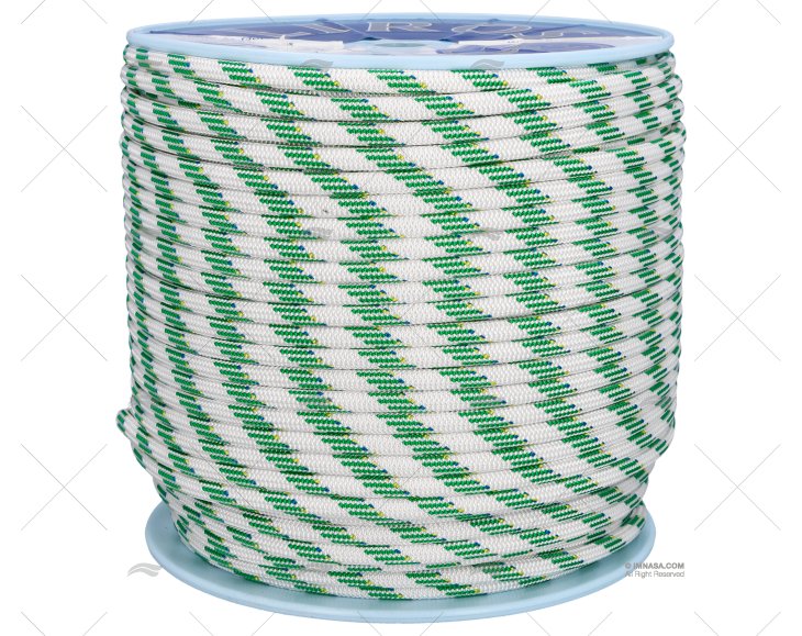 CIMA DYNAMIC PLUS 10mm BIANCO/VERDE 200m LIROS