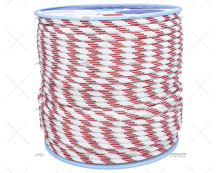 CIMA DYNAMIC PLUS 10mm BIANCO/ROSSO 200m LIROS